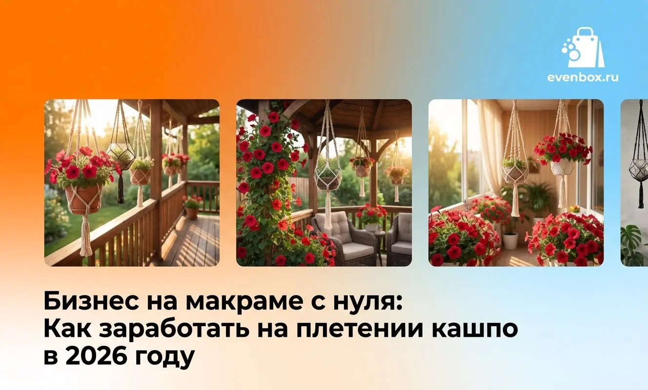 Бизнес на макраме с нуля: Как заработать на плетении кашпо в 2026 году