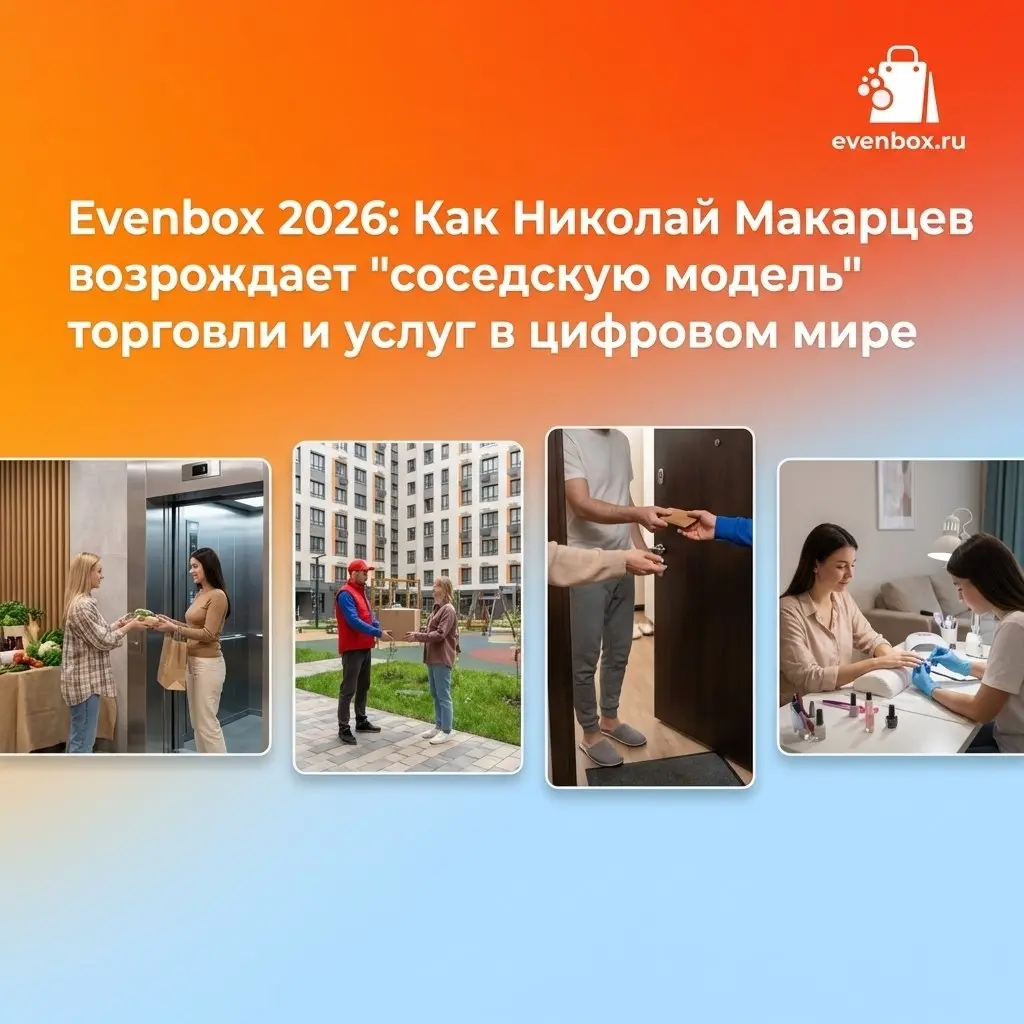 Evenbox 2026: Как Николай Макарцев возрождает "соседскую модель" торговли и услуг в цифровом мире