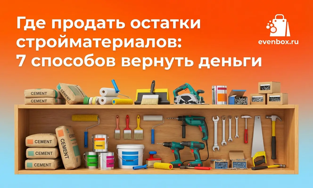 Где продать остатки стройматериалов: 7 способов вернуть деньги
