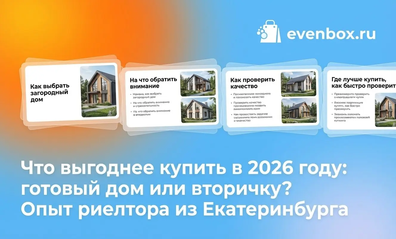 Что выгоднее купить в 2026 году: готовый дом или вторичку? Опыт риелтора из Екатеринбурга
