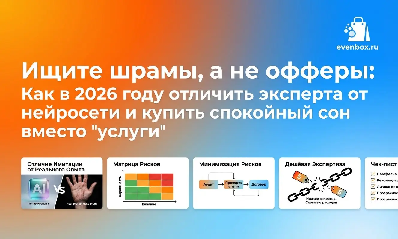 Ищите шрамы, а не офферы: Как в 2026 году отличить эксперта от нейросети и купить спокойный сон вместо "услуги"