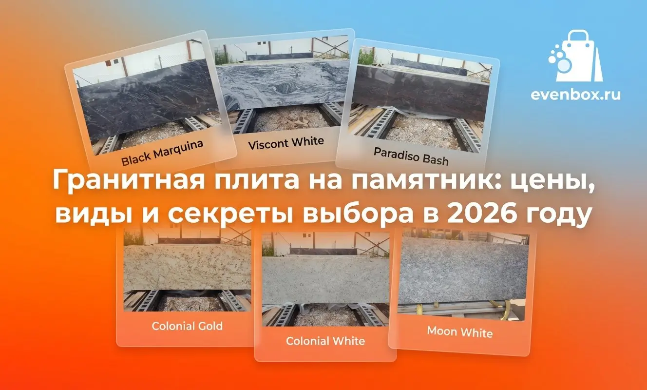 Гранитная плита на памятник: цены, виды и секреты выбора в 2026 году