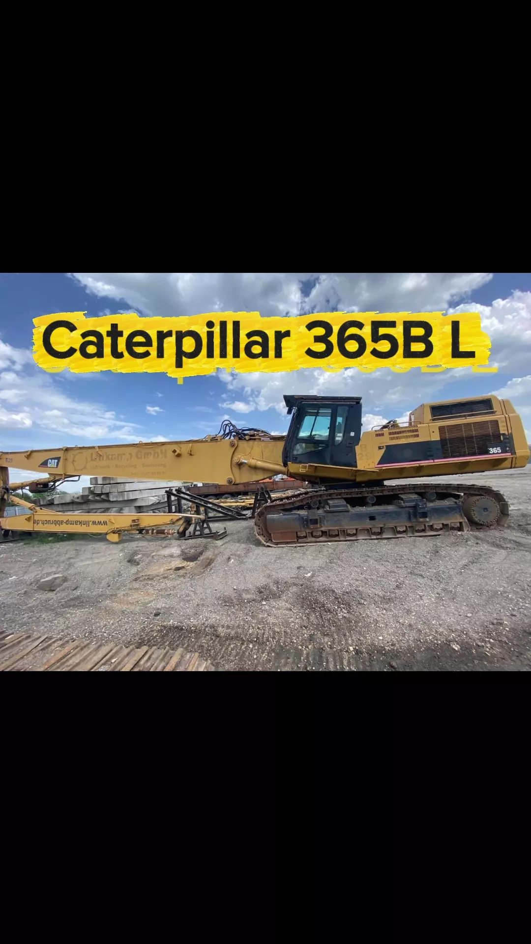 Caterpillar 365B L — сверхпрочный экскаватор-разрушитель