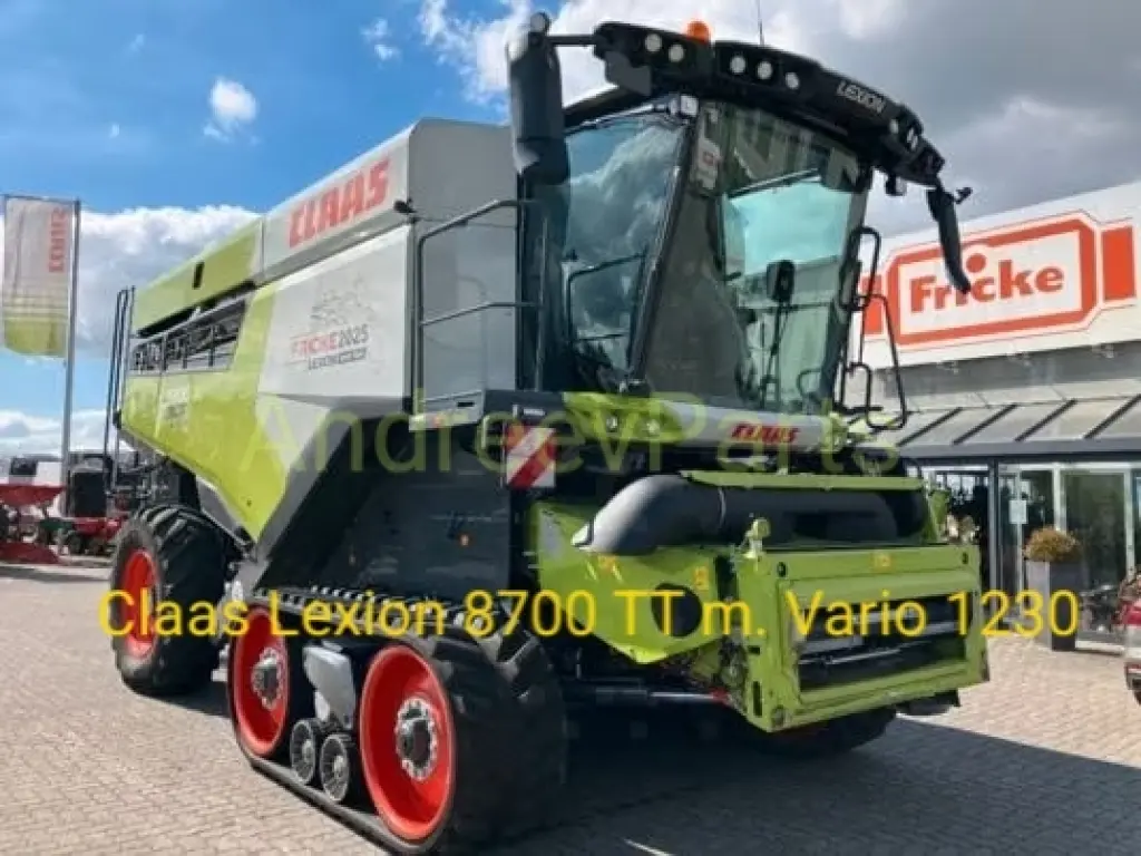 CLAAS LEXION 8700 TT + Vario 1230 / TERRA TRAC / CEMOS / Топ-состояние