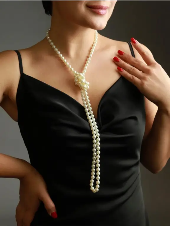 Бусы женские жемчуг искусственный