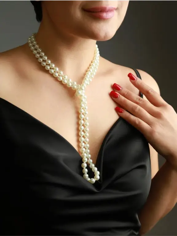 Бусы женские жемчуг искусственный