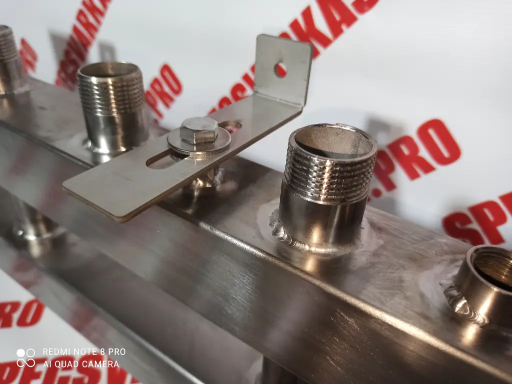 Гидрострелка-коллектор из нержавейки 304 три контура