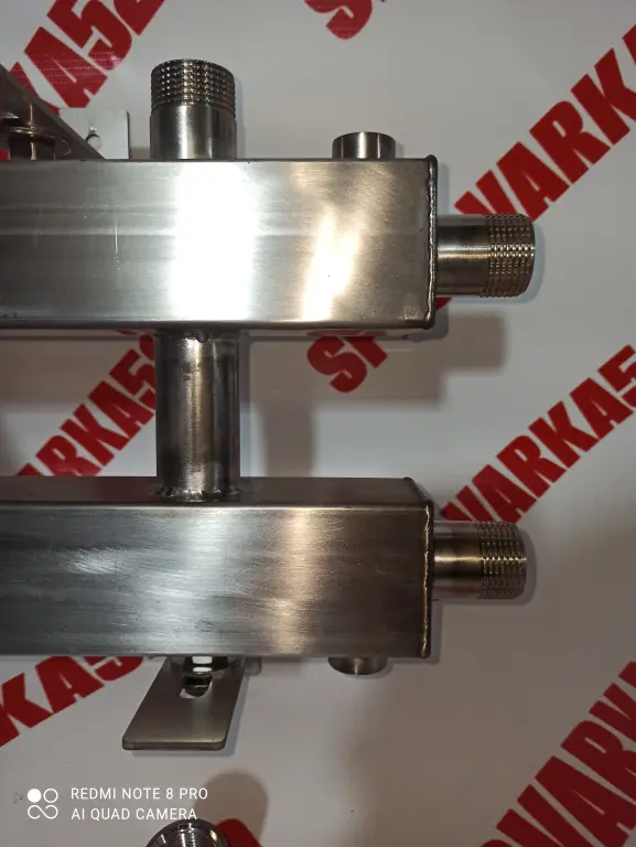 Гидрострелка-коллектор из нержавейки 304 три контура