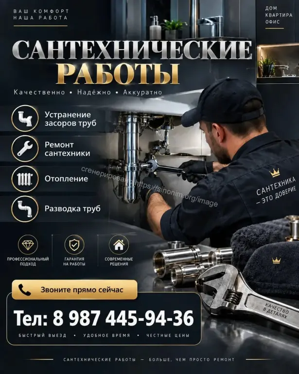 сантехник без посредников