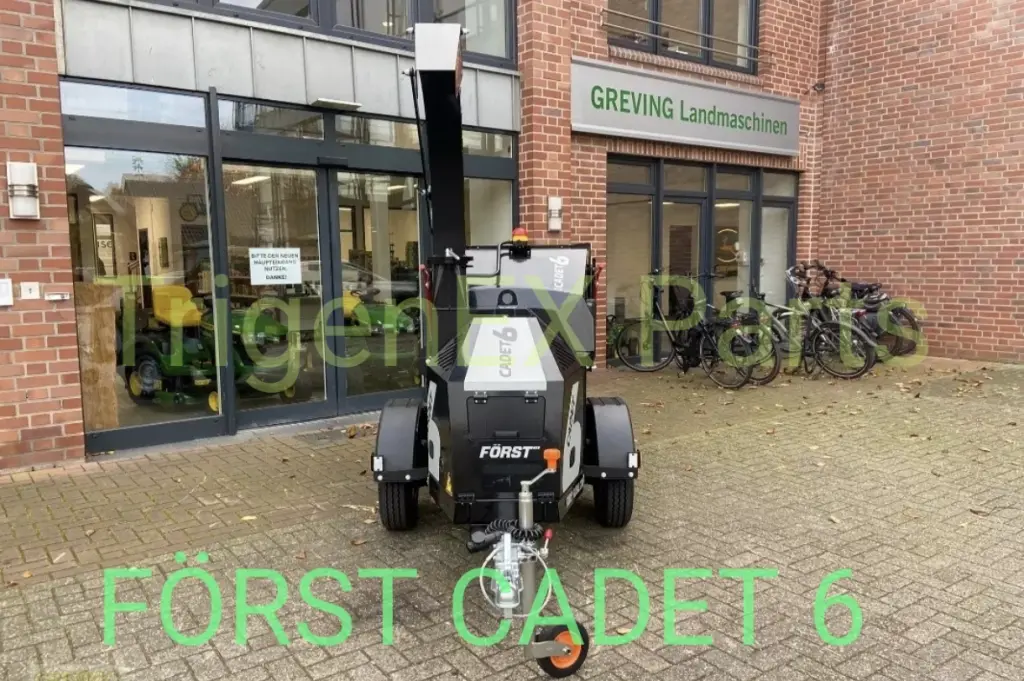 FÖRST CADET 6 (2025 г.) — Профессиональная бензиновая дробилка древесины.