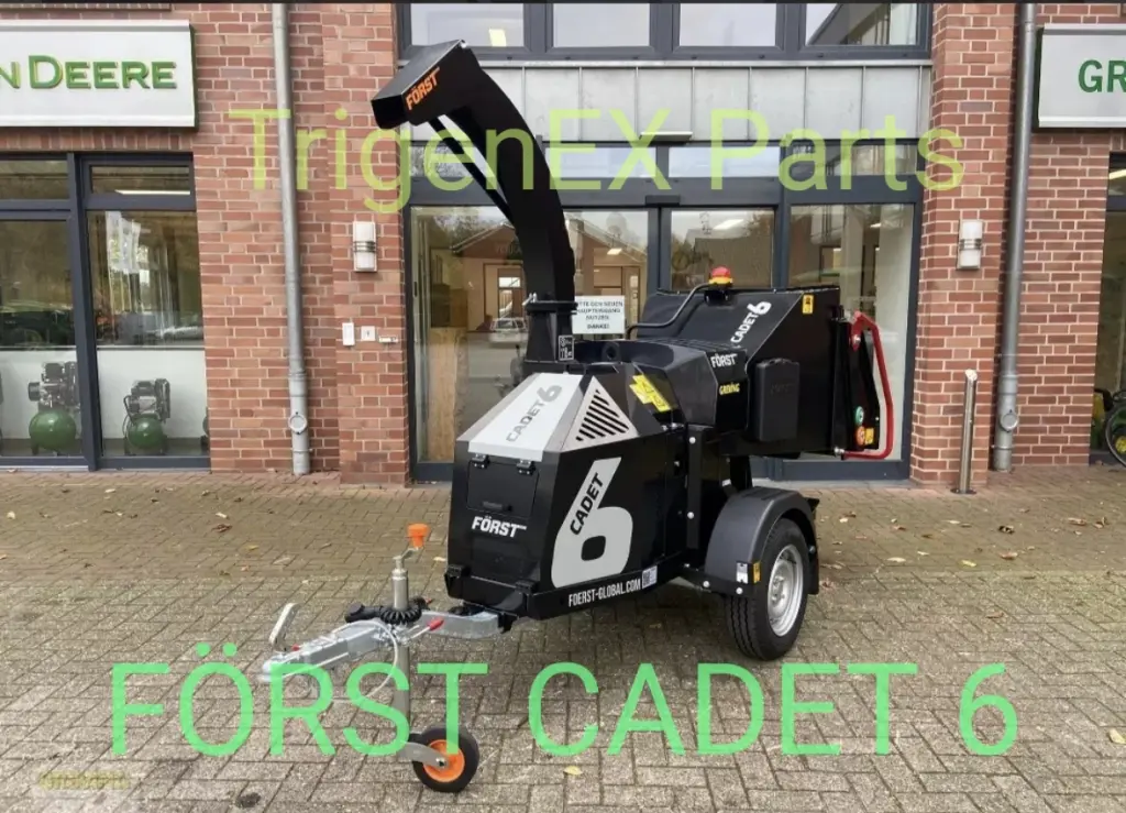 FÖRST CADET 6 (2025 г.) — Профессиональная бензиновая дробилка древесины.