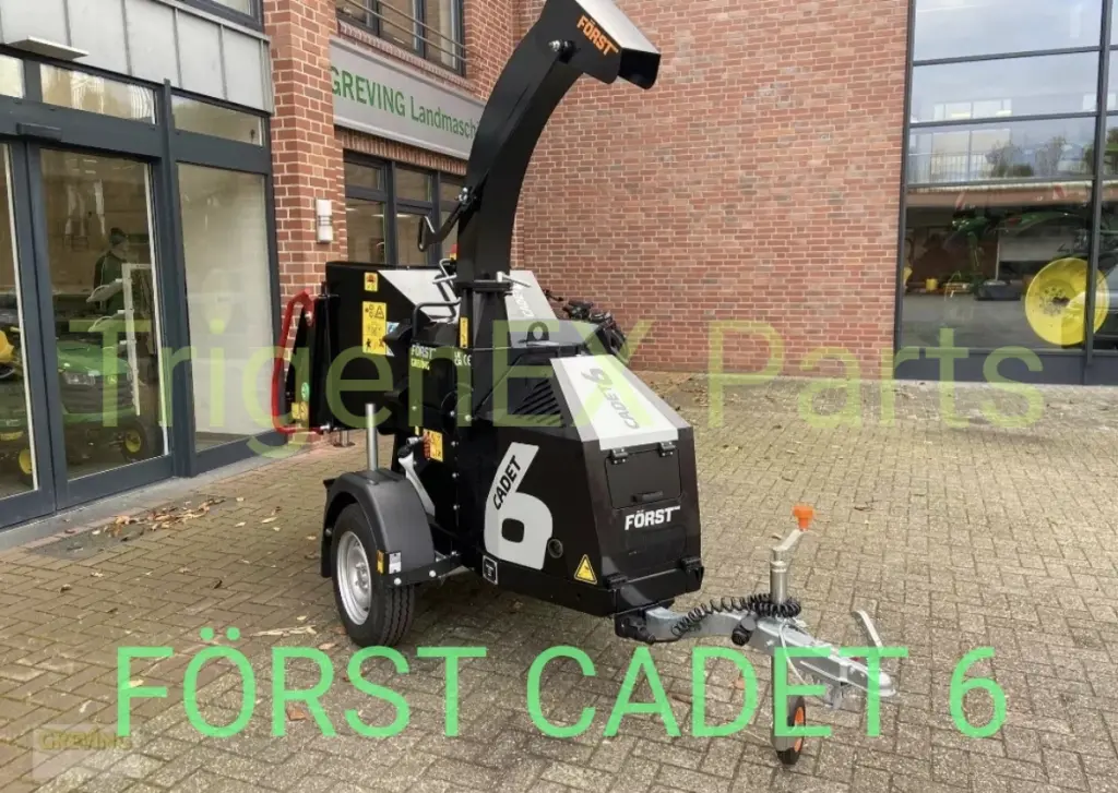 FÖRST CADET 6 (2025 г.) — Профессиональная бензиновая дробилка древесины.