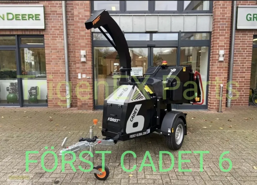 FÖRST CADET 6 (2025 г.) — Профессиональная бензиновая дробилка древесины.