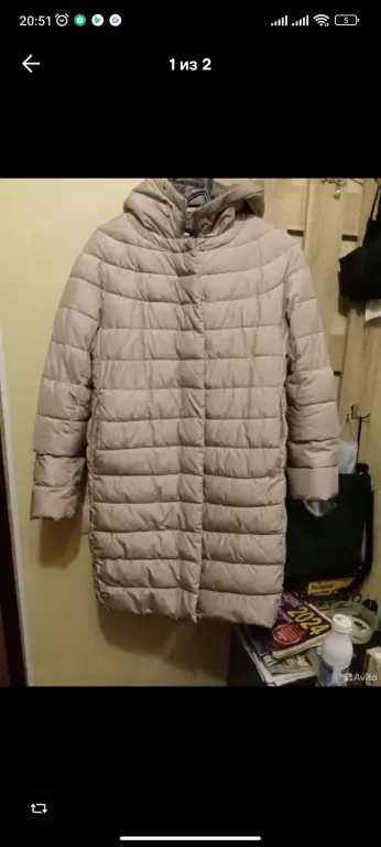 женское зимние пальто 48