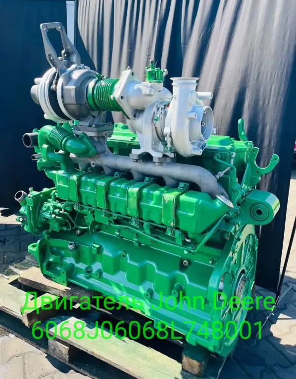 Двигатель John Deere 6068J06068L748001 (700J-II) — Заводской восстановительный ремонт (Германия)