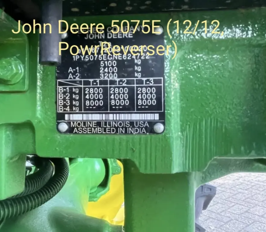Продам John Deere 5075E (12/12, PowrReverser) / Трактор 2022 г.в.