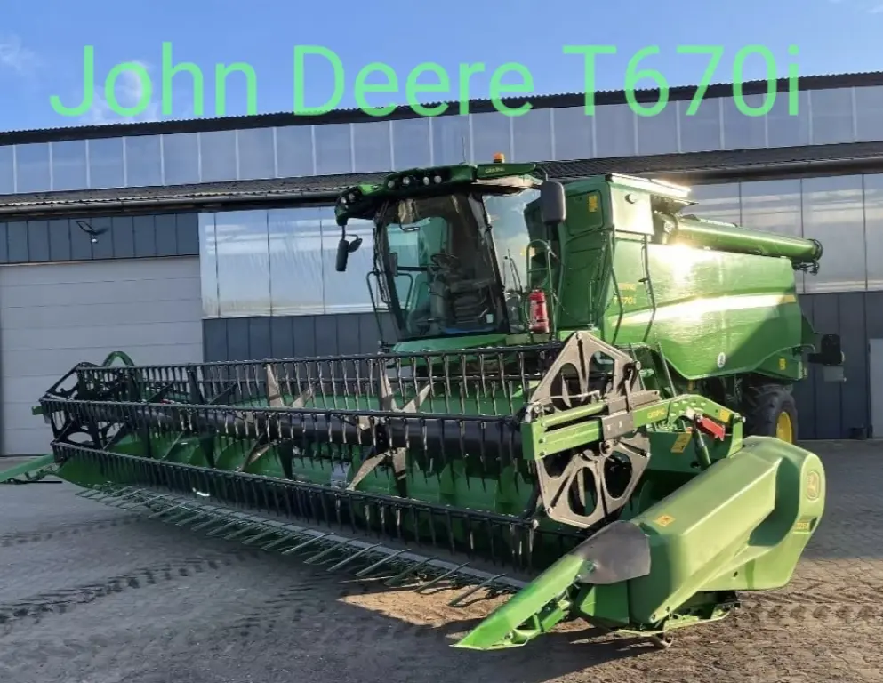 John Deere T670i, 2022 / 2023 г.в., гусеничный, 7.60 м, 515/243 м/ч