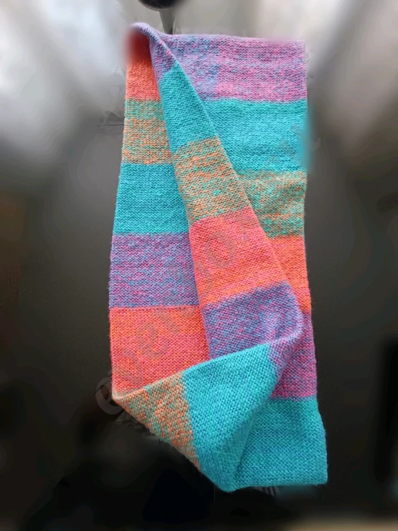 Шарф снуд вязаный шерстяной хомут