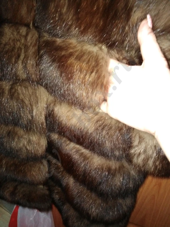 Шуба трансформер из финского песца