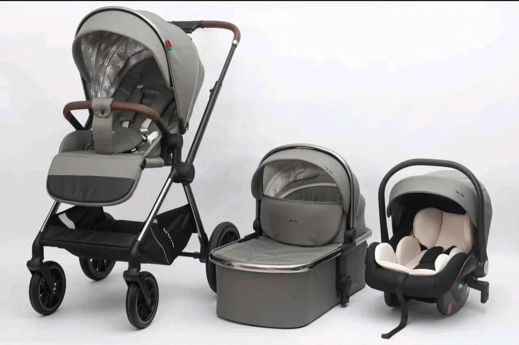 Коляска детская luxmom A2 3в 1 для новорожденных