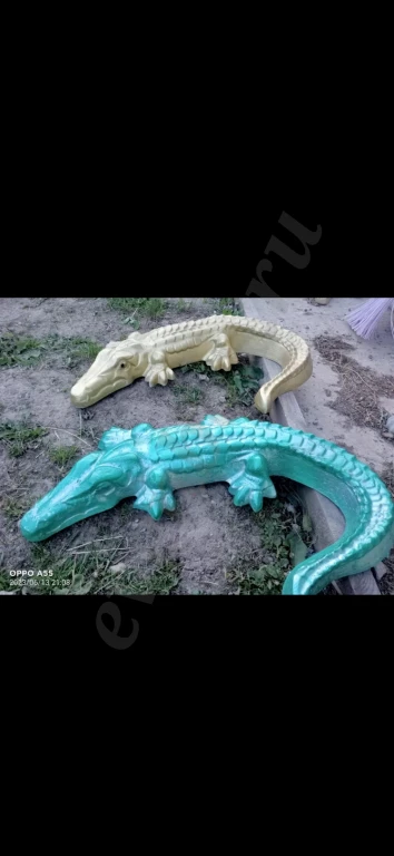 крокодил из бетона