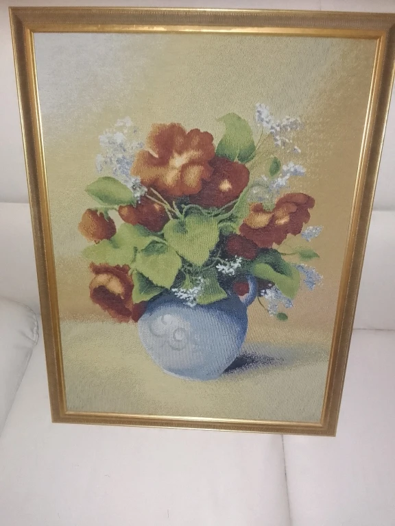 Гобелен Маки в роскошной раме