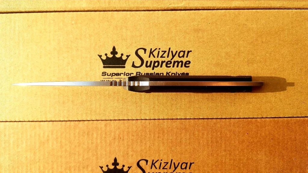 Нож Kizlyar Supreme Vran N690 Black G10