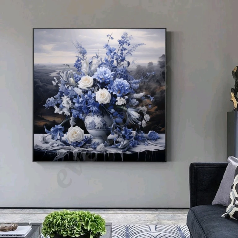 Большая картина маслом натюрморт Детальная проработка