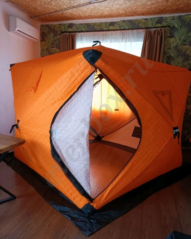 палатка зимняя куб 4 слойная