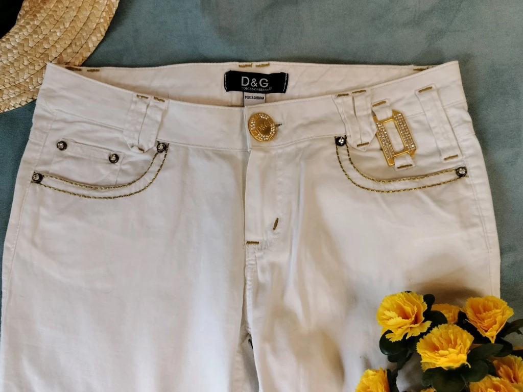 Бриджи капри D&G лёгкие оригинал