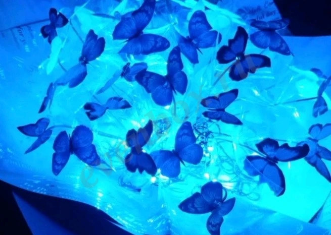 Букеты с бабочками и из атласной ленты