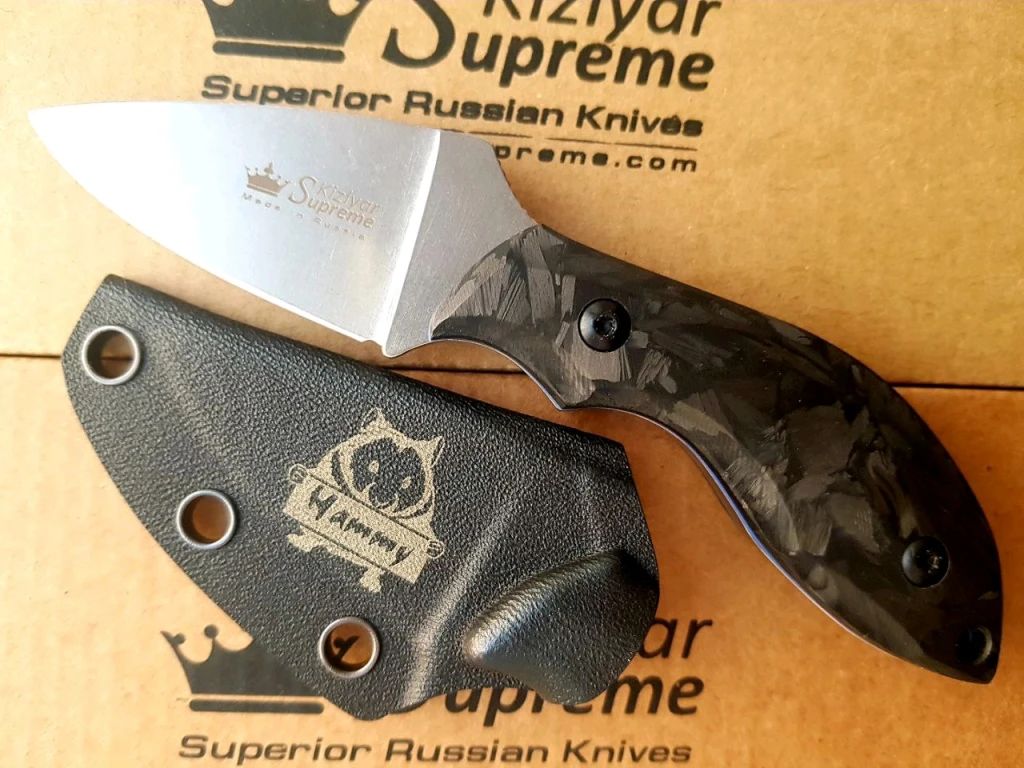 Нож Kizlyar Supreme Hammy Elmax Carbon Limited Edition