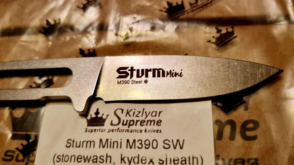 Нож Kizlyar Supreme Sturm Mini M390 Крио