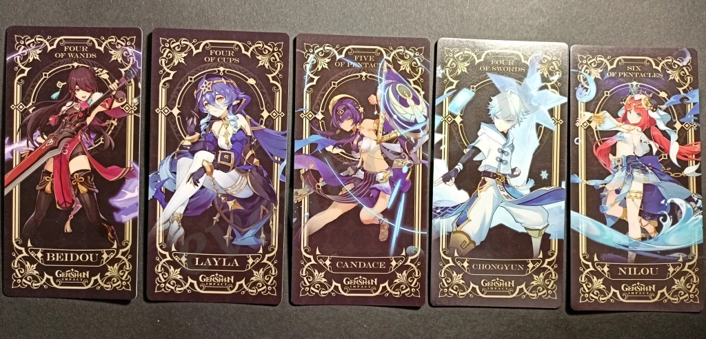 Коллекционные карточки Геншин Импакт Genshin Impact