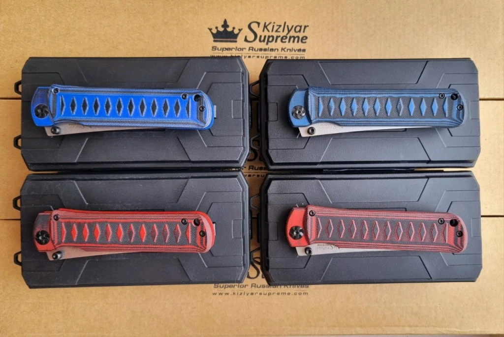 Ножи Kizlyar Supreme Whisper D2,AUS10Co,M390