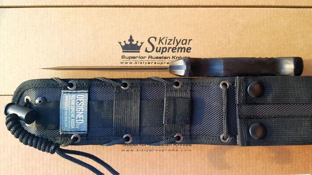 Нож Kizlyar Supreme Vendetta D2 Black Titanium