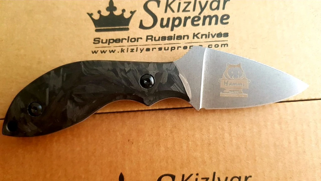 Нож Kizlyar Supreme Hammy Elmax Carbon Limited Edition