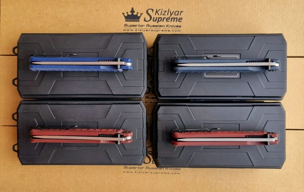 Ножи Kizlyar Supreme Whisper D2,AUS10Co,M390