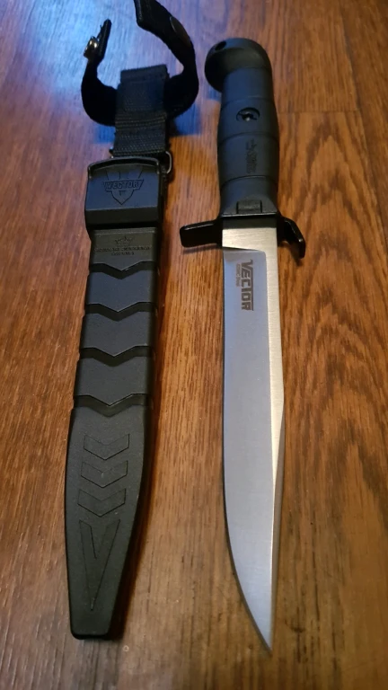 Нож Vector Kizlyar Supreme 420HC StoneWash