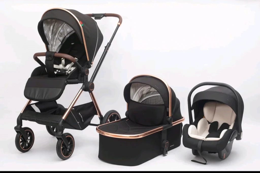 Коляска детская luxmom A2 3в 1 для новорожденных