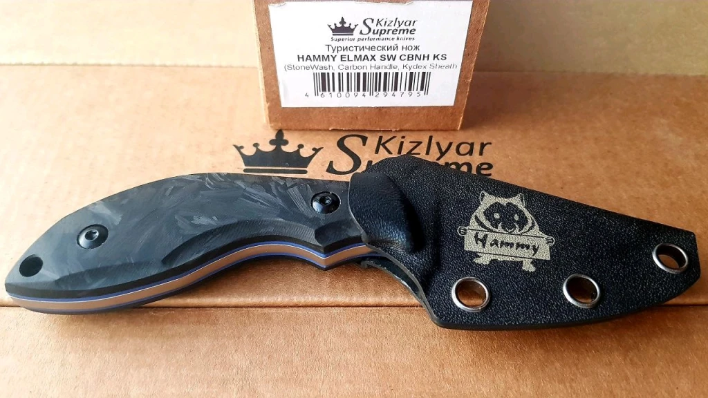 Нож Kizlyar Supreme Hammy Elmax Carbon Limited Edition