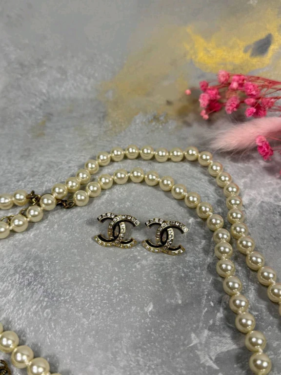 Сет (бусы/серьги) Chanel