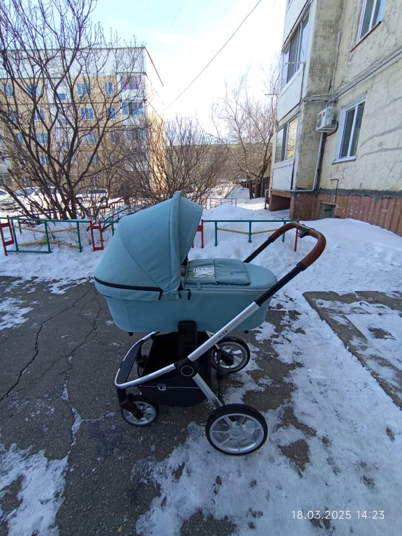 Коляска Rant Flex 2022 2 в 1 бирюзовая