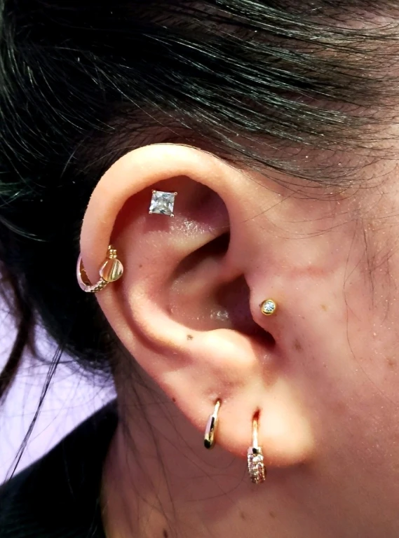 Все виды пирсинга.