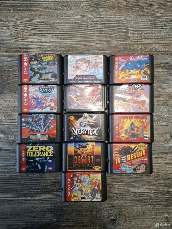 Картриджи Сега Sega Mega Drive2