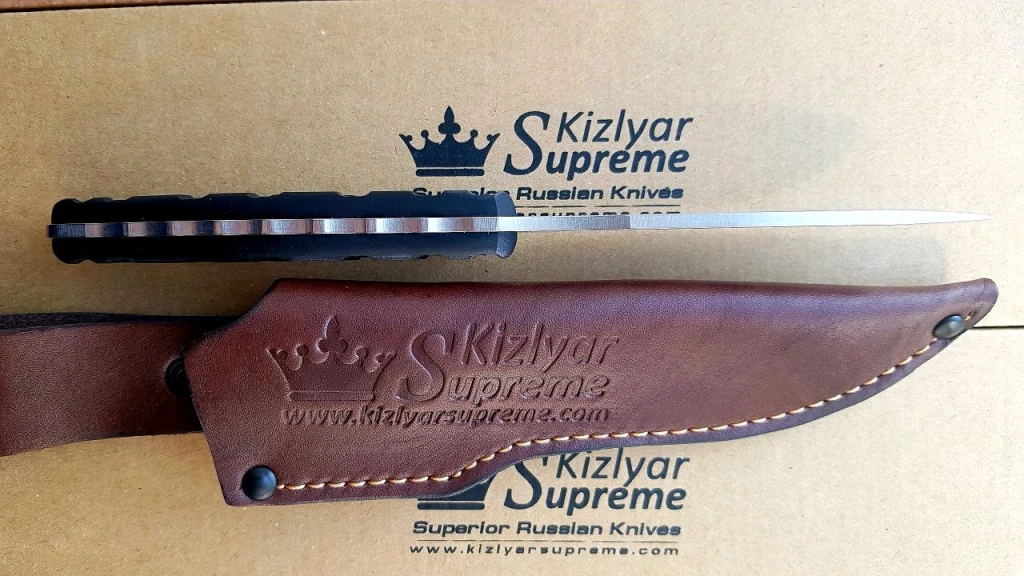Нож Kizlyar Supreme Aztec Кожаные ножны