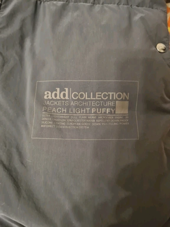 Пуховик ADD женский