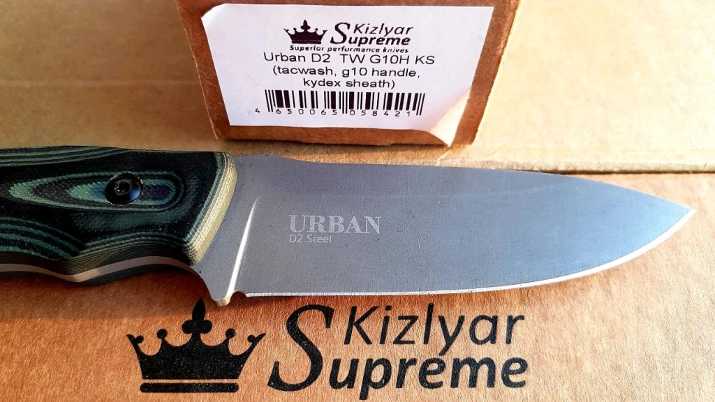 Нож Kizlyar Supreme Urban D2 tacwash
