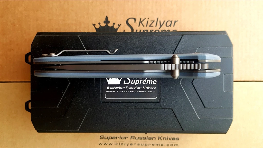 Нож Kizlyar Supreme Zorg D2 Gray Titanium