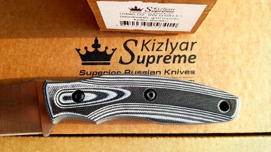 Нож Kizlyar Supreme Urban D2 stonewash